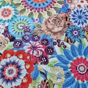 Tissu grande largeur Floral Crochet